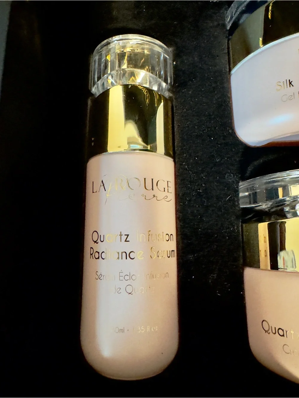 La Rouge Pierre Rose Quartz Skin Care Collection Briefcase Set